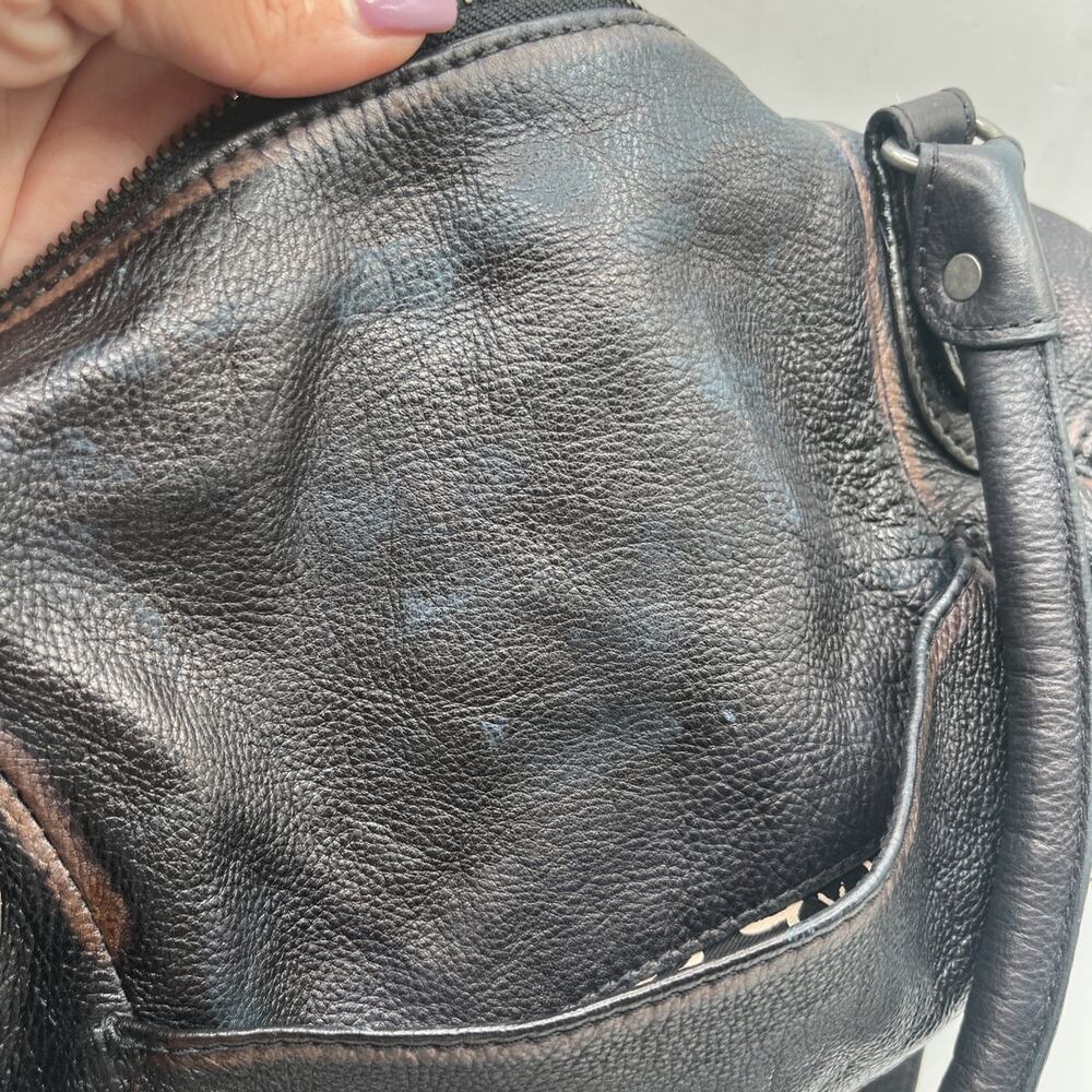 We The Free By Free People Emerson Tote Travel Carry On Bag Distressed Brown - Picture 11 of 11